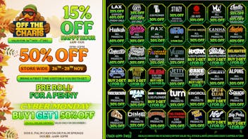 Off The Charts - Palm Springs Don't miss out on the best holiday deals around!