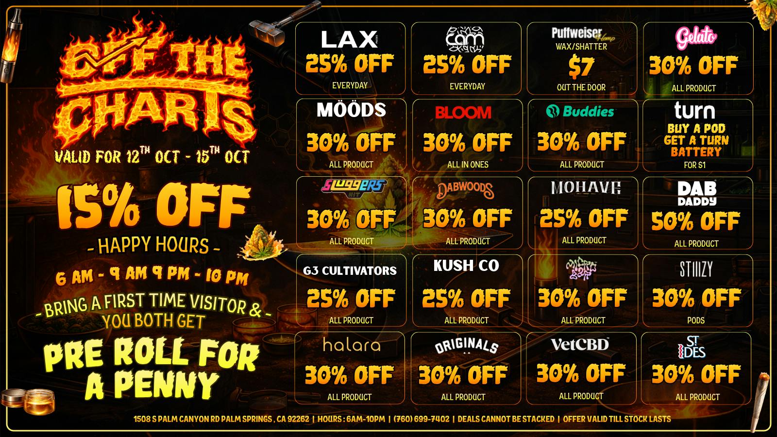 Off The Charts - Palm Springs South DEALS! DEALS! DEALS!