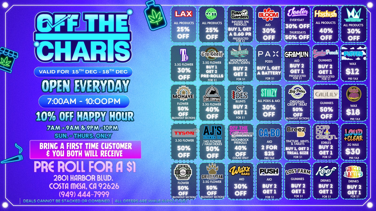 Off The Charts - Costa Mesa ⛄🦩GOOD VIBES GOOD DEALS🦩⛄