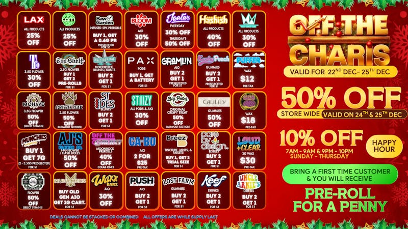 Off The Charts - Costa Mesa 🎁❤️HOLI-BLAZE IT❤️🎁