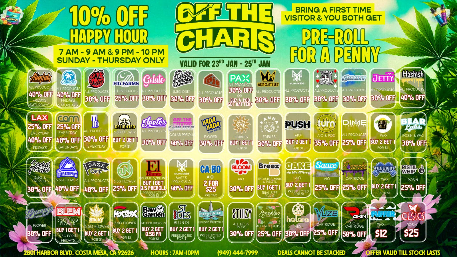 Off The Charts - Costa Mesa 🌨️🌞✨ HIGH IN THE CLOUDS ✨🌞🌨️