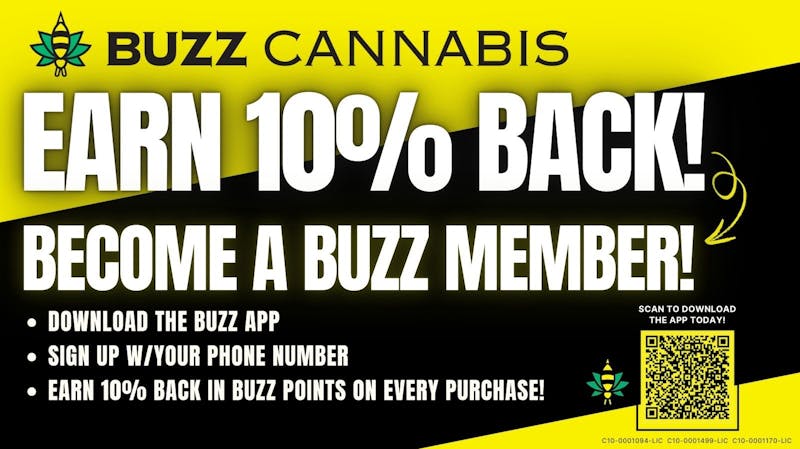 Buzz Cannabis - National City Earn 10% Back at BUZZ