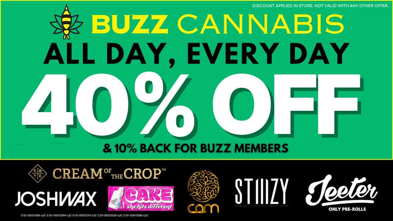 Buzz - Lemon Grove BUZZ 40% OFF Deals