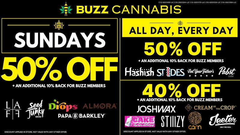 Buzz - Sorrento Valley Sunday Deals at BUZZ