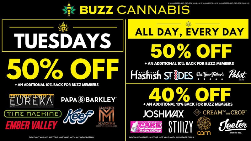 Buzz - La Mesa Tuesday Deals at BUZZ