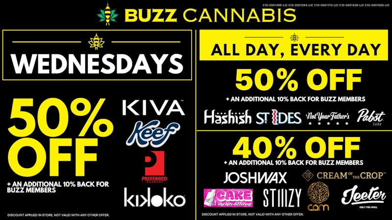 Buzz - La Mesa Wednesday Deals at BUZZ