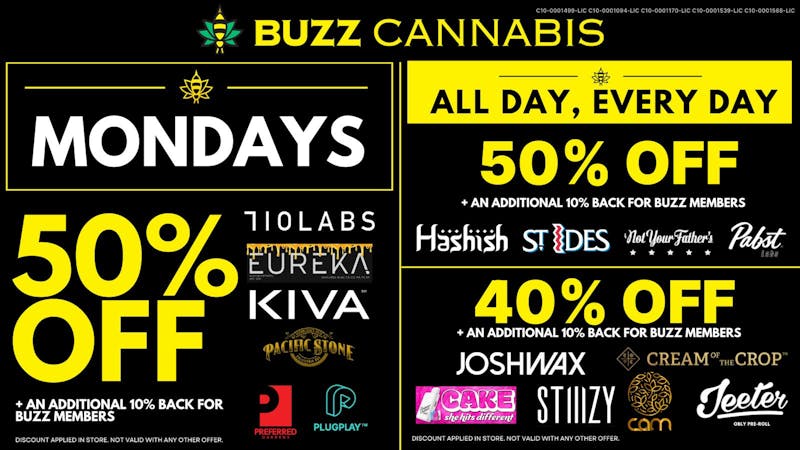 Buzz - Sorrento Valley Monday Deals at BUZZ
