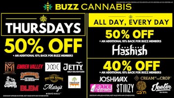 Buzz - Mission Valley Thursday Deals at BUZZ