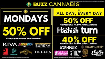 Buzz - Sorrento Valley Monday Deals at BUZZ