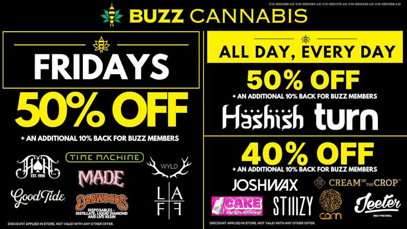 Buzz - Sorrento Valley Friday Deals at BUZZ