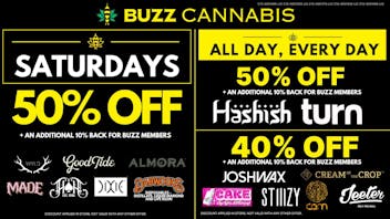 Buzz - Mission Valley Saturday Deals at BUZZ