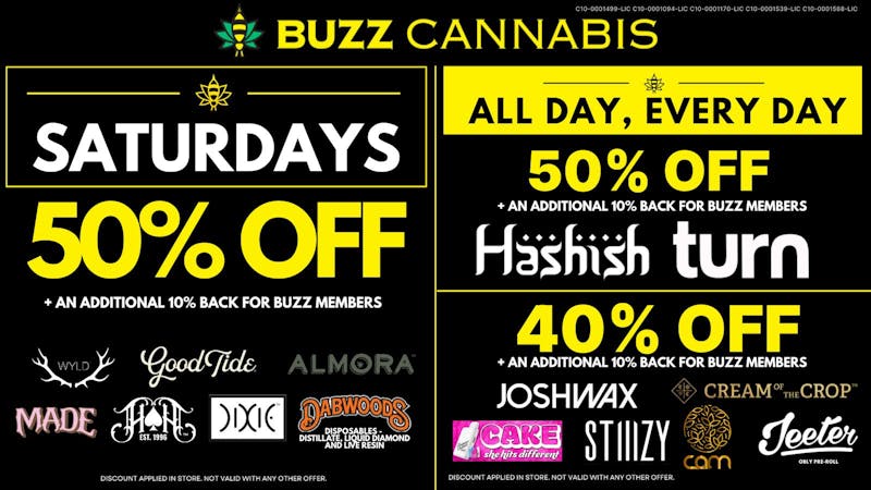 Buzz - Sorrento Valley Saturday Deals at BUZZ