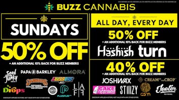 Buzz - Sorrento Valley Sunday Deals at BUZZ