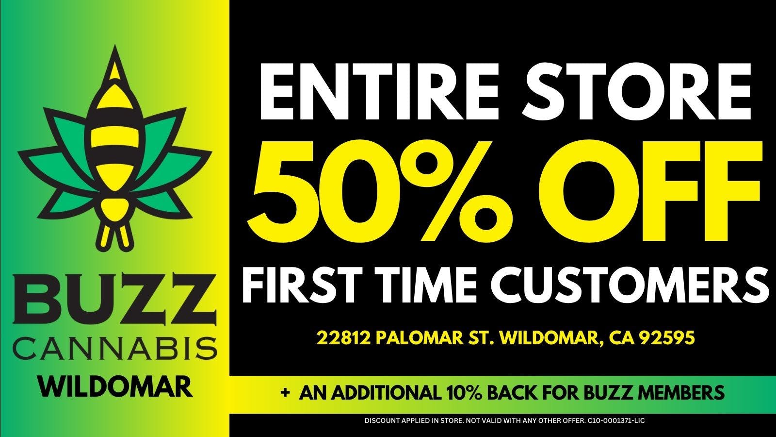 Buzz Cannabis - Wildomar BUZZ Wildomar Now Open!