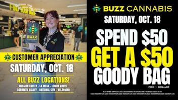 Buzz Cannabis - National City BUZZ Customer Appreciation 10/18