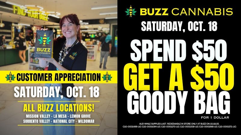 Buzz Cannabis - Wildomar BUZZ Customer Appreciation 10/18