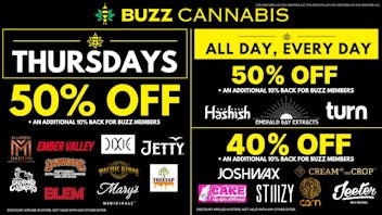 Buzz Cannabis - National City BUZZ National City Thursday Deals