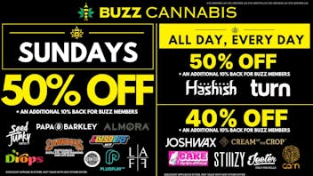 Buzz - Sorrento Valley Sunday Deals at BUZZ