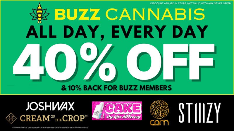 Buzz Cannabis - National City BUZZ 40% OFF Deals
