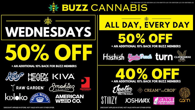 Buzz - Mission Valley BUZZ Mission Valley Wednesday Deals