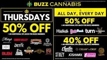 Buzz - Sorrento Valley Thursday Deals at BUZZ