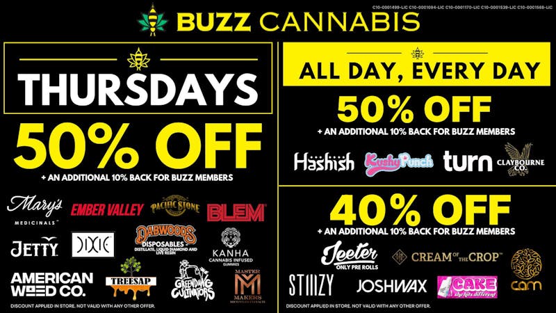 Buzz - Mission Valley Thursday Deals BUZZ Mission Valley