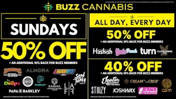Buzz - La Mesa Sunday Deals at BUZZ