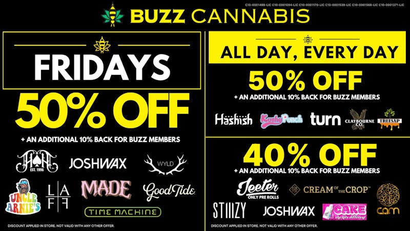 Buzz - La Mesa Friday Deals at BUZZ