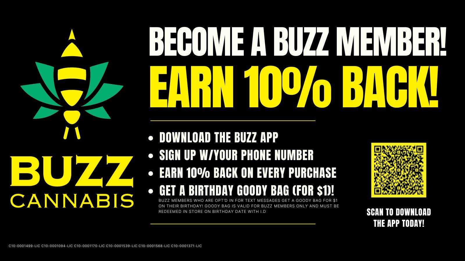 Buzz - Sorrento Valley Earn 10% Back at BUZZ