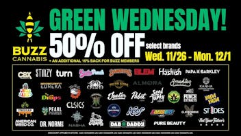 Buzz Cannabis - National City GREEN WEDNESDAY AT BUZZ CANNABIS