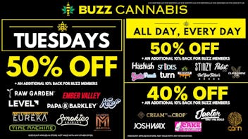 Buzz - Sorrento Valley Tuesday Deals at BUZZ