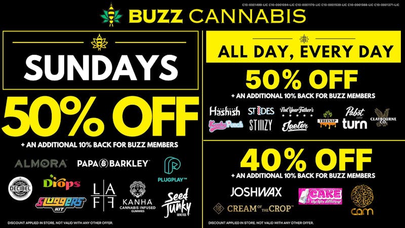 Buzz - Mission Valley Sunday Deals at BUZZ