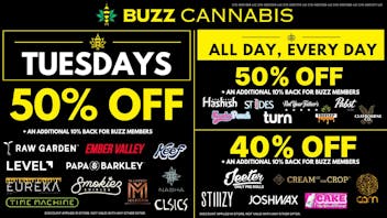 Buzz - Mission Valley Tuesday Deals at BUZZ