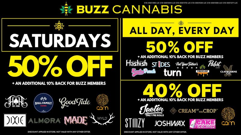 Buzz - Lemon Grove Saturday Deals at BUZZ