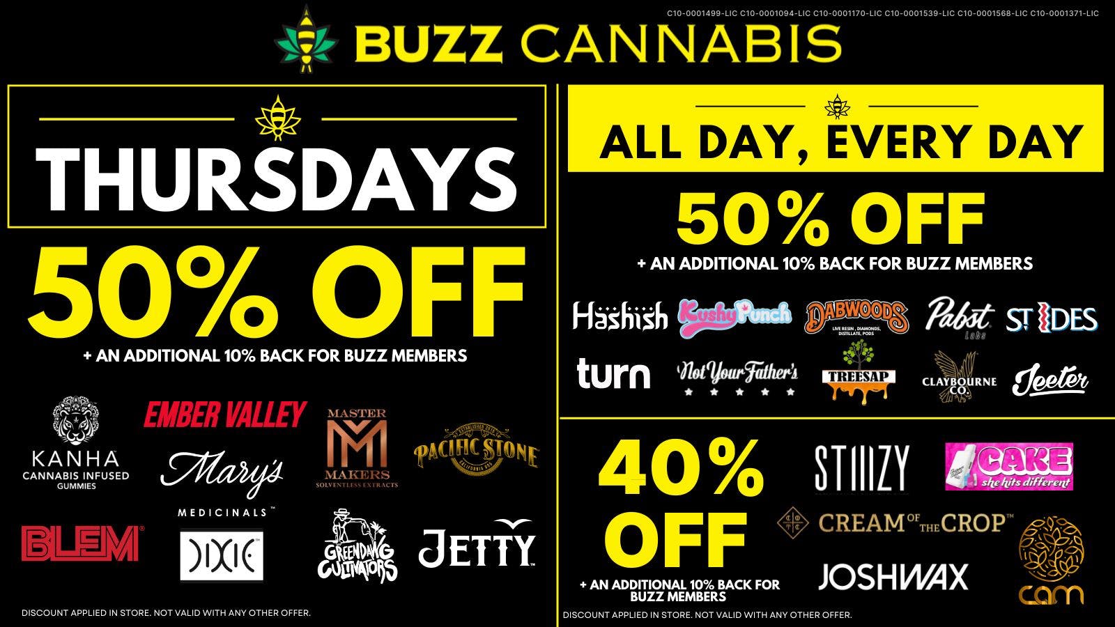 Buzz - Sorrento Valley Thursday Deals at BUZZ