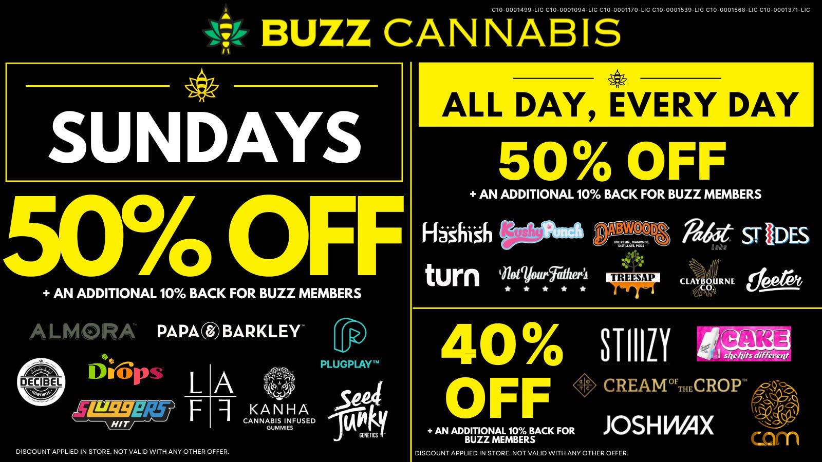 Buzz - Sorrento Valley Sunday Deals at BUZZ