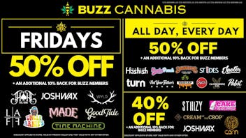 Buzz - Mission Valley Friday Deals at BUZZ Mission Valley