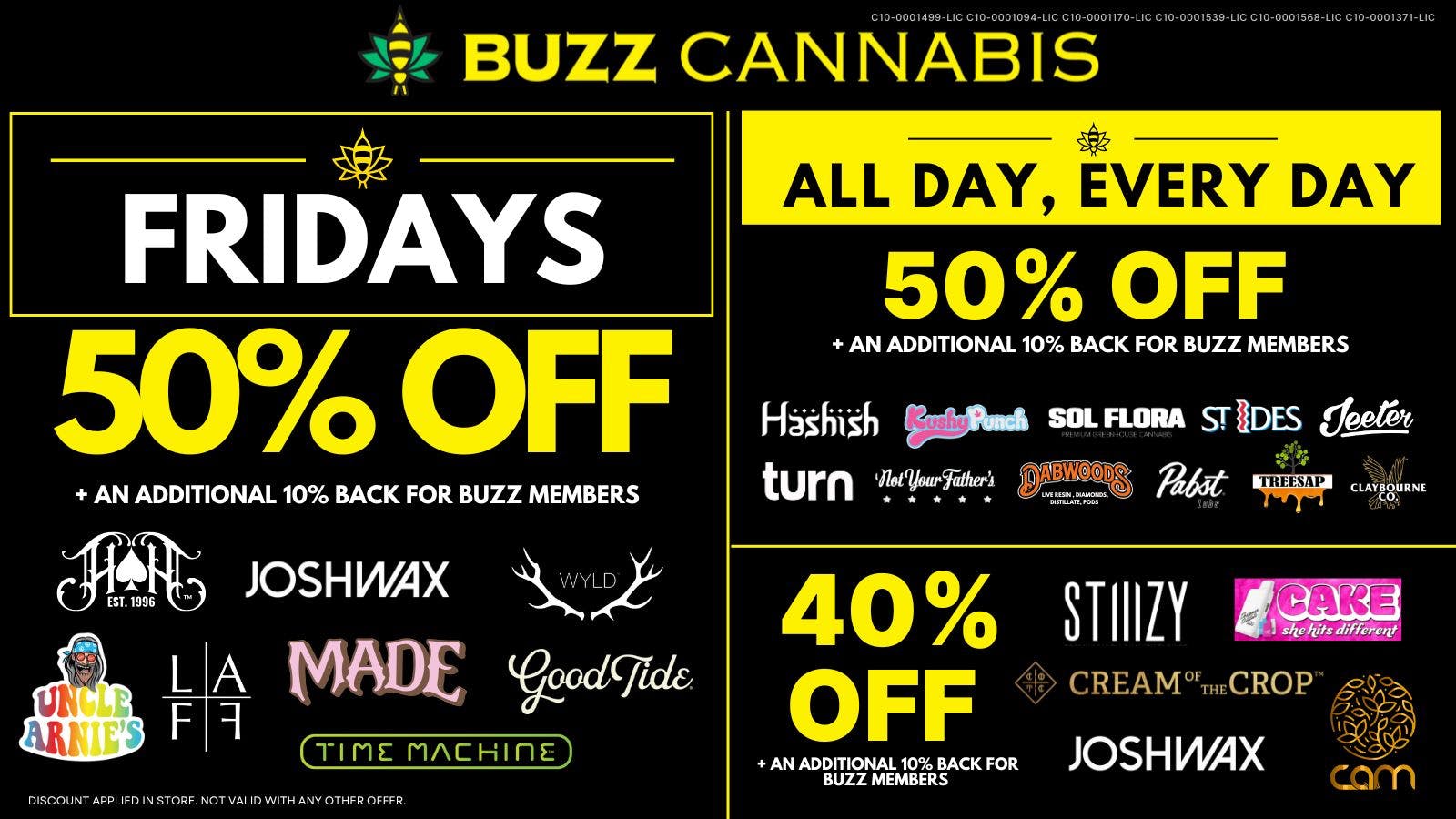 Buzz - Lemon Grove Friday Deals at BUZZ