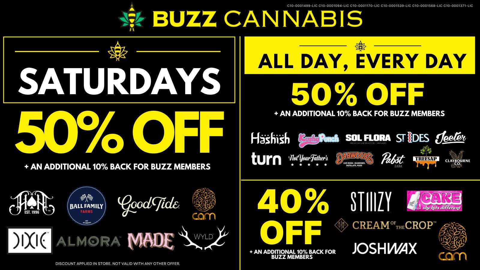 Buzz - La Mesa Saturday Deals at BUZZ