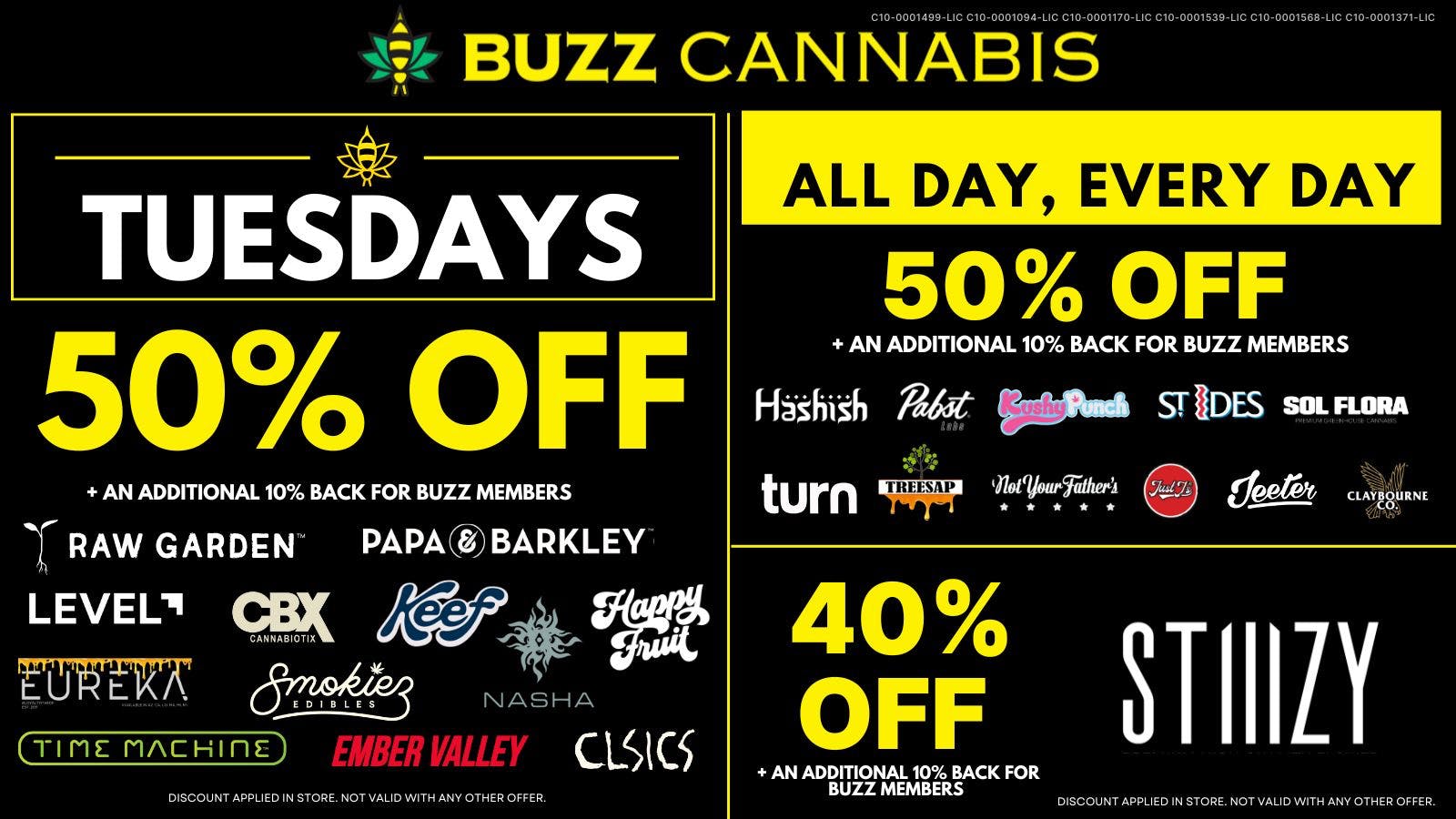 Buzz - Sorrento Valley Tuesday Deals at BUZZ