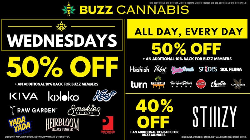 Buzz - Sorrento Valley Wednesday Deals at BUZZ