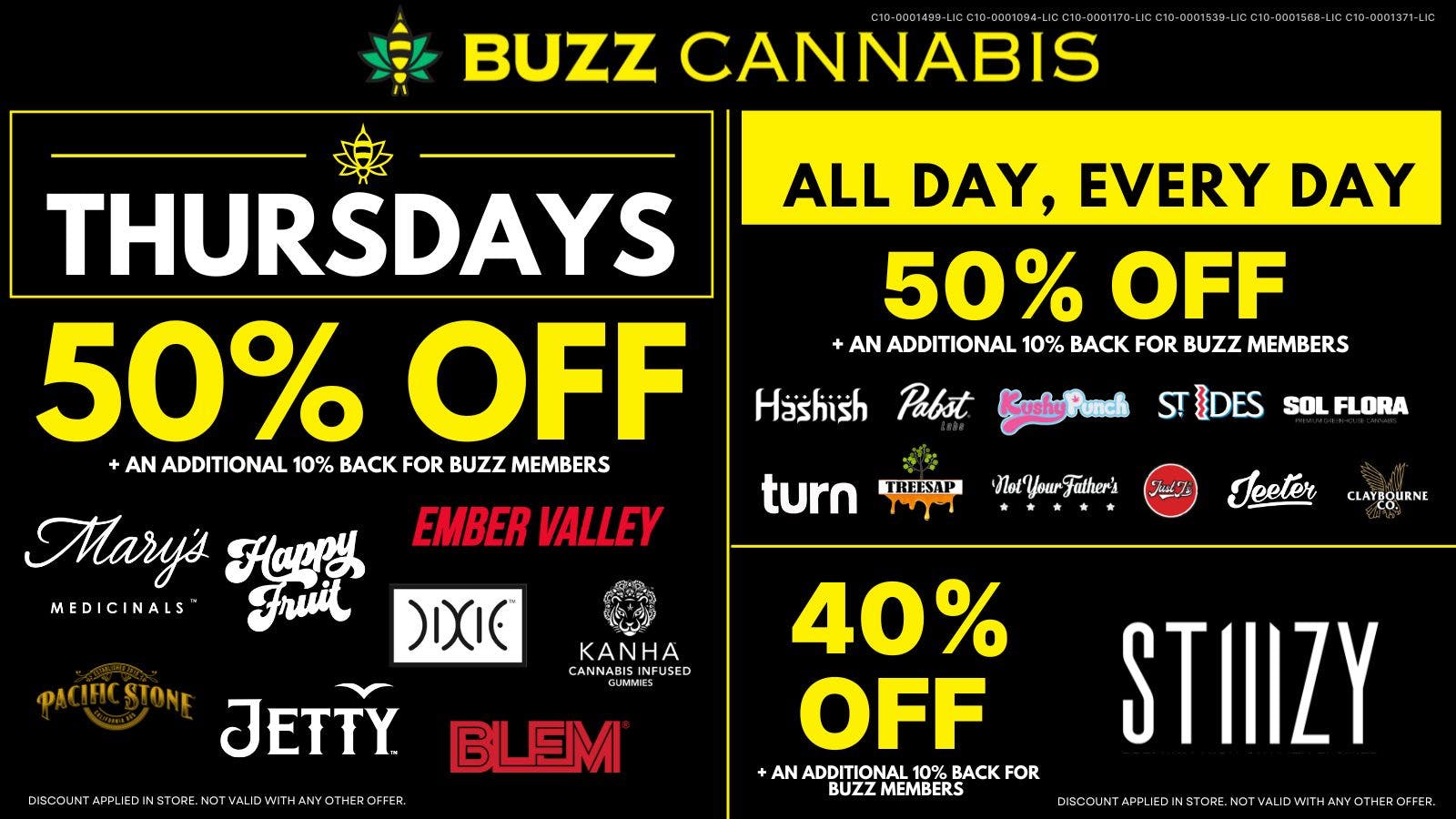 Buzz - La Mesa Thursday Deals at BUZZ