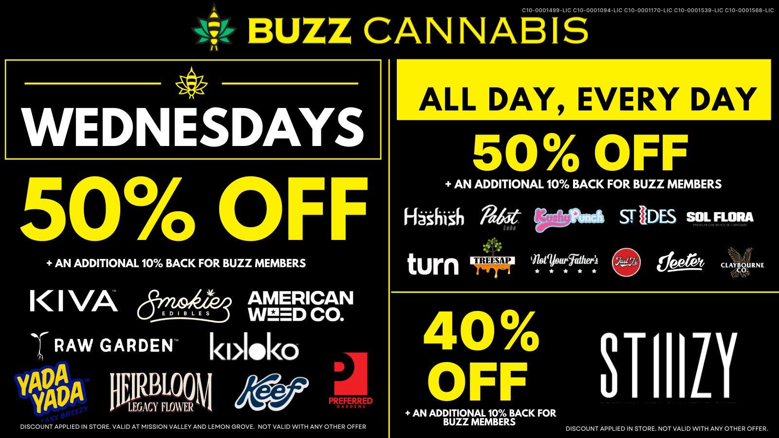 Buzz - Lemon Grove BUZZ Wednesday Deals