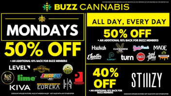 Buzz Cannabis- La Mesa Monday Deals at BUZZ