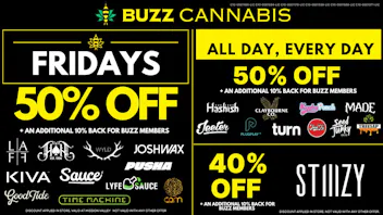 Buzz Cannabis - Mission Valley Friday Deals at BUZZ Mission Valley