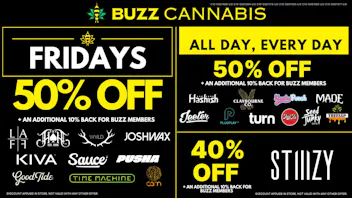 Buzz Cannabis- La Mesa Friday Deals at BUZZ
