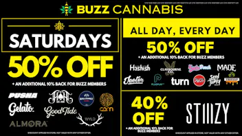 Buzz Cannabis - Mission Valley Saturday Deals at BUZZ