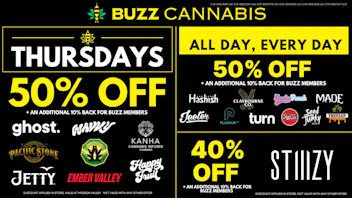 Buzz Cannabis - Mission Valley Thursday Deals BUZZ Mission Valley