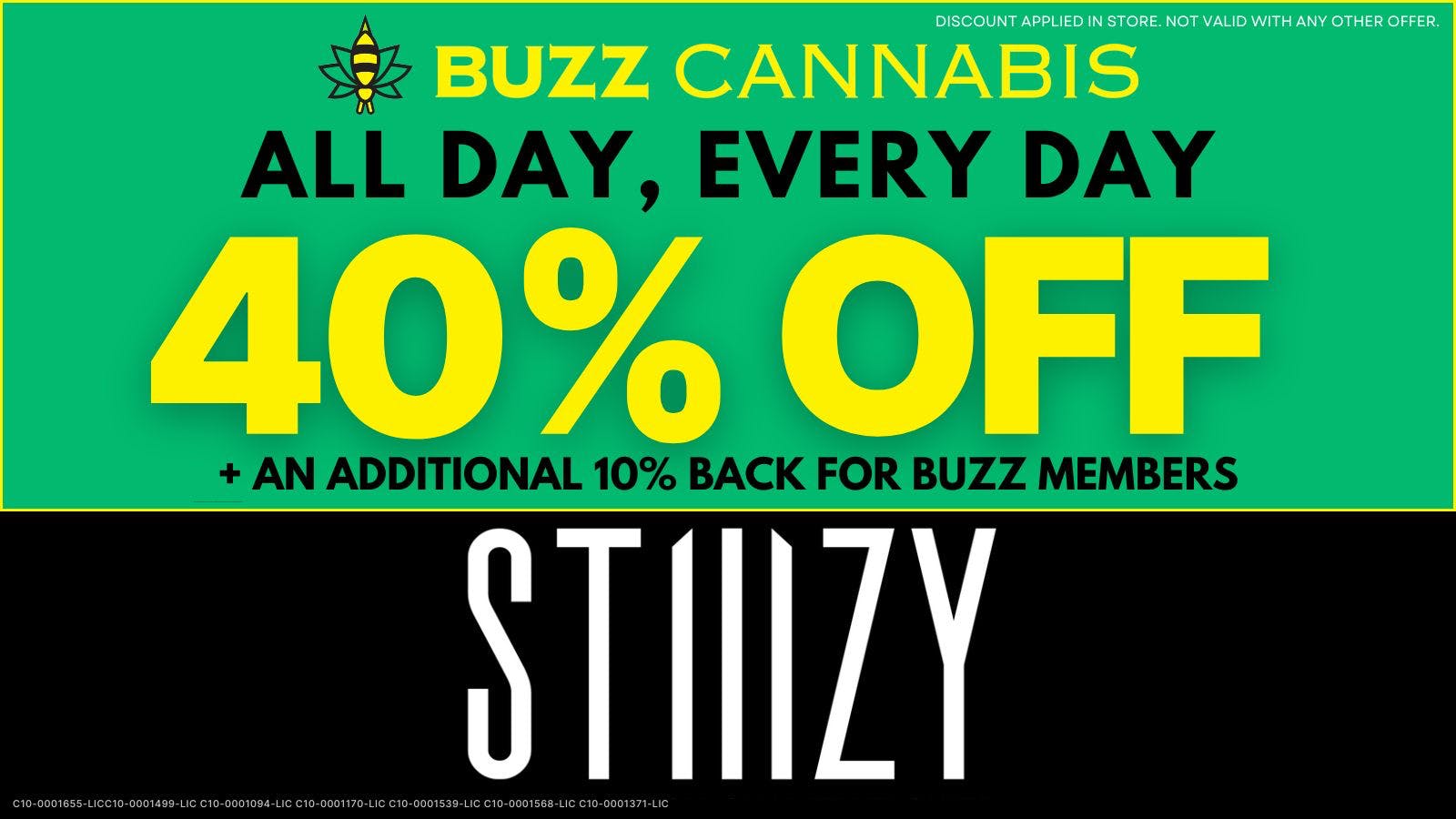 Buzz Cannabis - Sorrento Valley BUZZ 40% OFF Deals