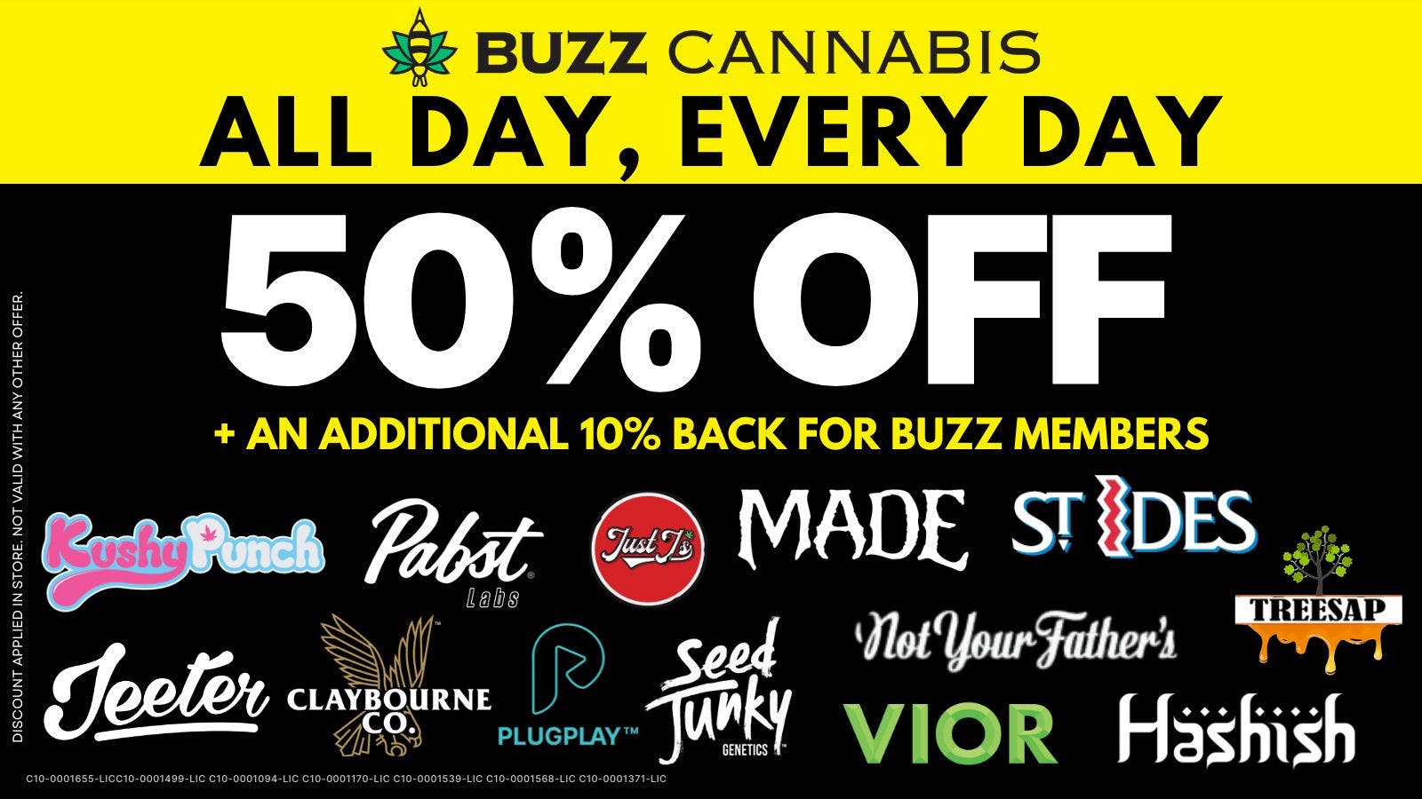 Buzz Cannabis - Santee 50% OFF Deals at BUZZ
